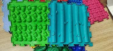 oyuncaq usaq: Uşaq üçün modullu massaj-matlar (puzzle tipli) - Bir-birinə keçmə — 2