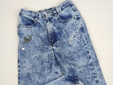 woskowane spodnie z wysokim stanem stradivarius: Джинси, H&M, 11 р., 140/146, стан - Дуже гарний