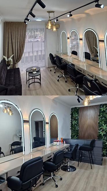 Salon, tibbi mebel: Gözəllik salonu üçün güzgü ve skafi 4ededti — 1