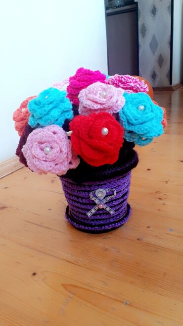 Süni güllər: Elde toxuyuram.Sapla toxuyuram her zovqe uygunda zakazla -da lalafo.az — 10 Süni güllər: Elde toxuyuram.Sapla toxuyuram her zovqe uygunda zakazla — 10