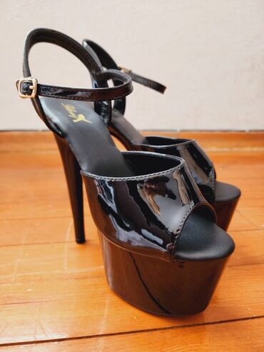 женские туфли для танцев: Туфли 38, цвет - Черный