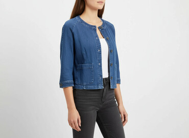 tk maxx kurtki: Benetton, Women`s jeans jacket, size S