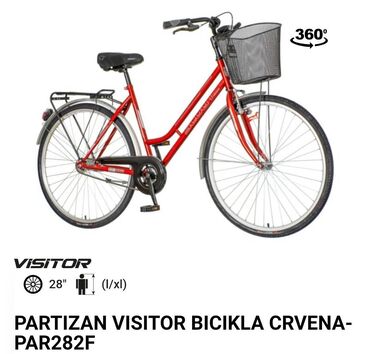 sator za decu jumbo: Opis - Ženski bicikl Scout Partizan 28/20 inča bordo Visitor PAR282F