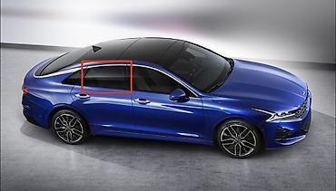 platform ok: Стекло Заднее правое Kia, 2021 г., Б/у, Оригинал — 2