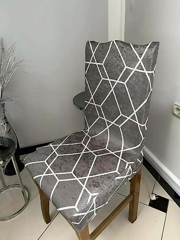 Prekrivači za nameštaj: Rastegljive navlake za stolice 6 kom - Univerzalne elastične presvlake — 8