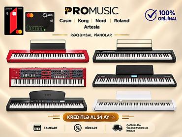 🎹 Musiqinin sehrini peşəkar rəqəmsal səhnə pianolarla yaşa! 🎶 Casio