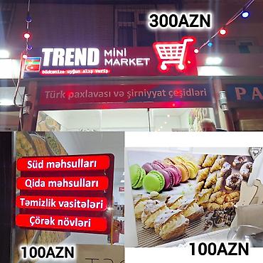 Reklam lövhələri: Market üçün hazır plakatlar satılır.Hamısı səliqəli ideal — 1