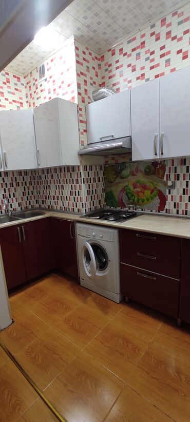 Uzunmüddətli kirayə mənzillər: Həzi Aslanov metrosu dan 5 dəq məsafədə 16/2 mərtəbəsində 2 otaq tam — 6