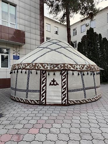 Спорт жана хобби: Боз үйлөрдү ижаралоо, Каркасы Металл, 75 баш, Казан, Идиш-аяк, Полу менен — 3