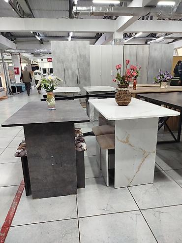 Кухонные столы и стулья: Кухонный стол и стул, Новый — 1