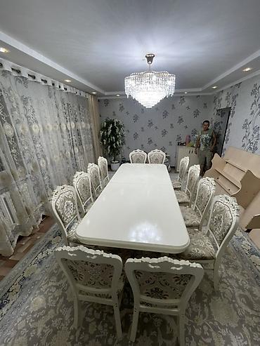 куханые столы: Стол и стул для зала, Б/у, Самовывоз, Платная доставка, цвет - Белый — 4