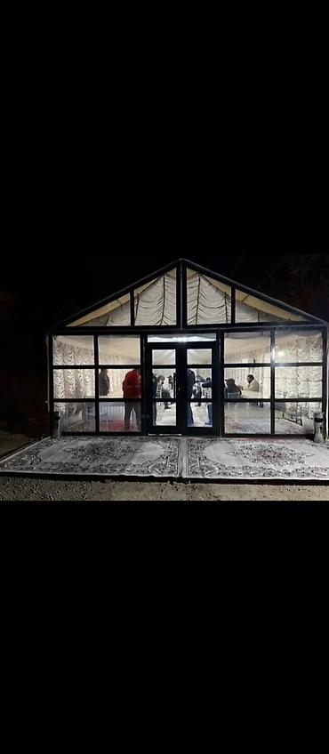 icarə avto: Satilir/veriliş üçün iri tutumlu mərasim çadırı və daxilində komplekt — 4