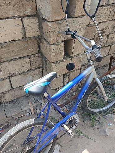 bmx 24: Uşaq/yeniyetmə velosipedi – Bravery markası - Rəng: mavi-gümüş - — 1