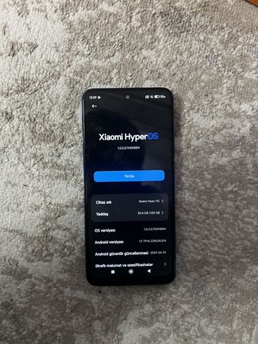 Redmi: Redmi Note 11S, 128 GB, rəng - Göy, Face ID — 11