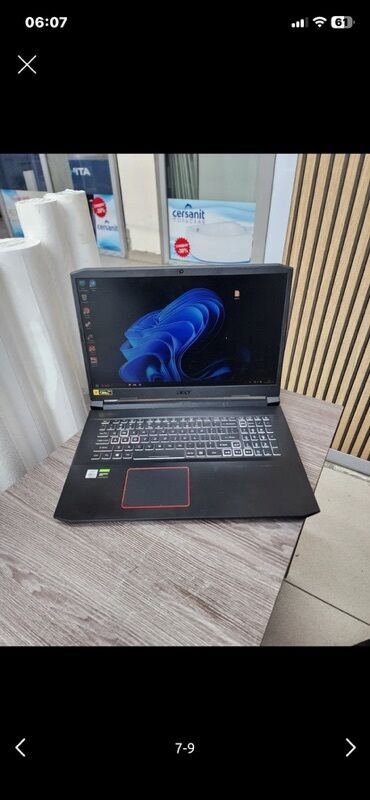 материнкая плата: Ноутбук, Acer, 15.6 ", Оюндар үчүн