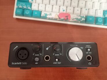 микрофоны игровые: Цена договорная Внешняя звуковая карта focusrite scarlet solo 2gen