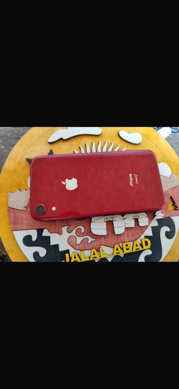 Apple iPhone: IPhone Xr, Б/у, 64 ГБ, Красный, Чехол, 79 %