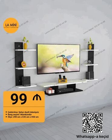 taxt ikinci el: Yeni, Düz TV altlığı, Polkalı, Laminat, Azərbaycan
