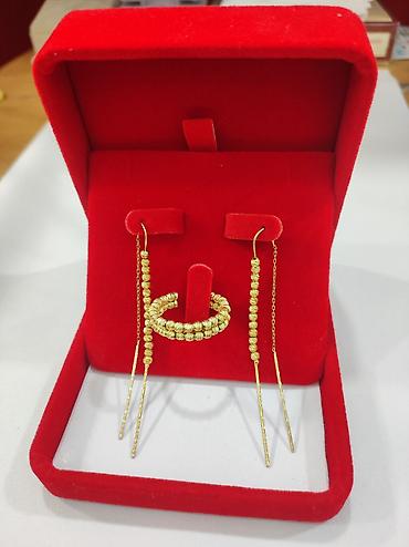 Серебряные наборы украшений: Серебряный Набор Дорика Дизайн Италия Серебро с напылением жёлтое at lalafo.kg — 7 Серебряные наборы украшений: Серебряный Набор Дорика Дизайн Италия Серебро с напылением жёлтое — 7