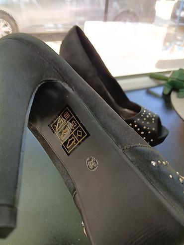 shoes: Elegantne ženske salonke Massin na visoku štiklu, otvorenih prstiju — 2