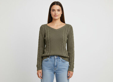 sweter akryl: Sweter damski, rozmiar S