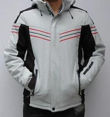 Zimske jakne: Muška zimska jakna sa kapuljačom - Boja: svetlosiva sa crnim — 17