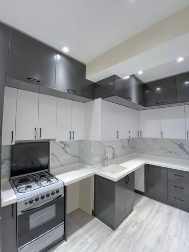 Sifarişlə mətbəx mebeli: Sifarişlə mətbəx dəsti, Özü çəkən petlələr, Mat laminat, Kredit var, Pulsuz çatdırılma, Rayonlara çatdırılma — 12