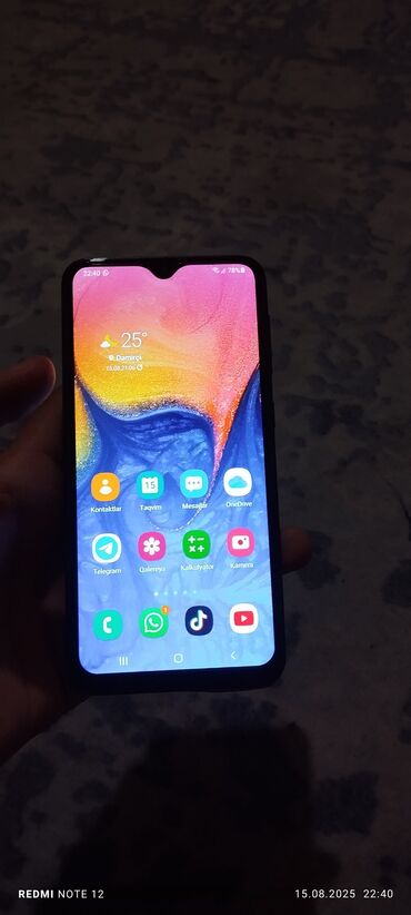 прокат плейстейшен 4: Samsung Galaxy A10, rəng - Qara, Sensor