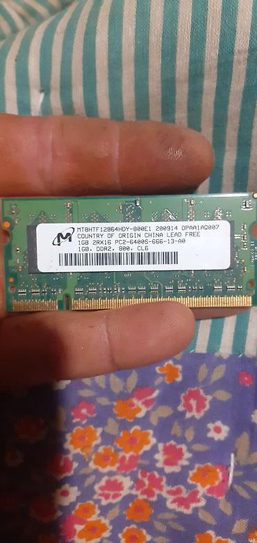 hard disk temiri: Hitachi 2.5" HDD + noutbuk üçün montaj qəfəsi və 1 GB DDR2 SO‑DIMM RAM — 4