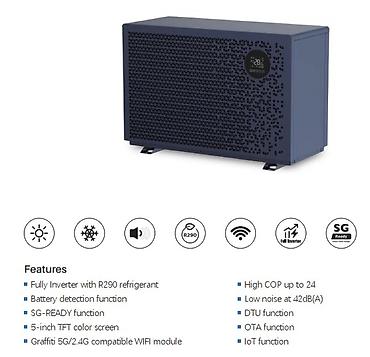 закрытый бассейн: Тепловые насосы для бассейнов micoe (серии R32 и R290) Назначение: - — 7