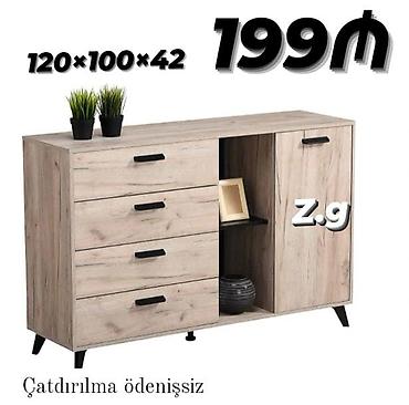 Komodlar: Modern komod/dolab - Ölçülər: 120 × 100 × 42 sm - Material: ağac — 1
