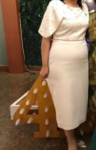 böyük bədən don: Вечернее платье, Миди, Lady Sharm, L (EU 40)