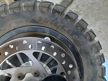 13 lük disk: Elektrik skuter üçün arxa təkər komplekti - Təkər ölçüsü: 90/65-6.5 — 4