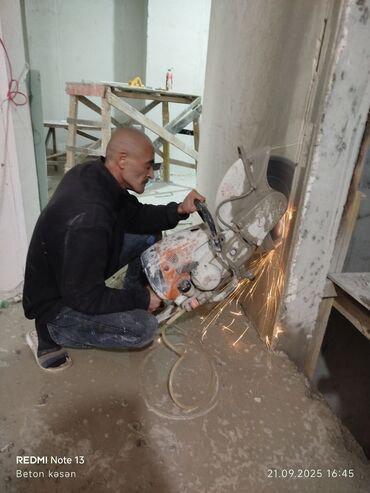 Beton işləri: Beton kəsmə beton deşmə xidməti Karot - HILTI DD 200 / 350 ilə 25 ° — 10