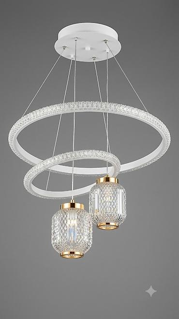 taxt üstü: Led Çılçıraq, 4 və daha çox lampa, Metal — 6