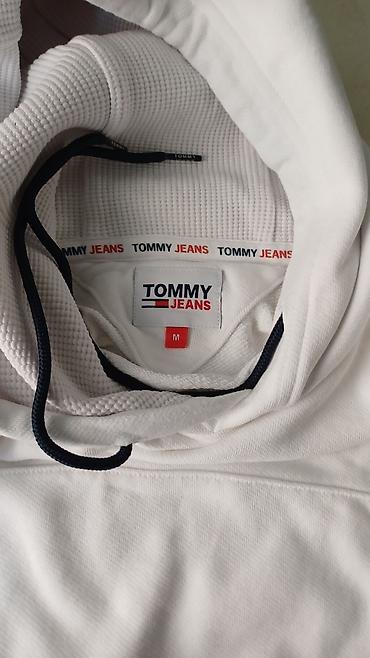 Эркектер кийими: Эркектердин толстовкасы, M, Tommy Hilfiger, Жаңы, түсү - Ак, Акылуу жеткирүү — 2