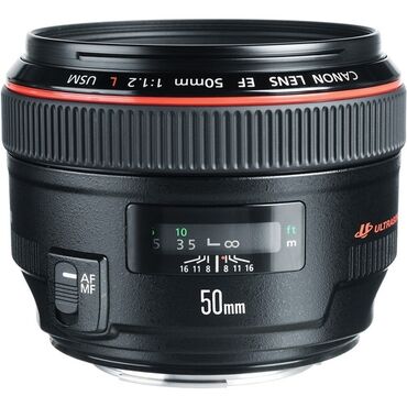 Объективдер, линзалар: Продам Canon EF 50mm 1.2L USM в отличном состоянии, без царапин, в