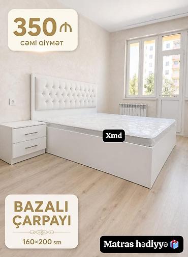 Кровати: Tək nəfərlik çarpayılar – rəng seçimi mövcuddur - Bazalı və bazasız — 5