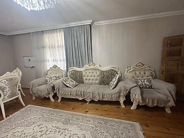 Qonaq otağı dəstləri: Klassik üslubda tam mebel dəsti - Yataq otağı: başlığı kapitonajlı — 7