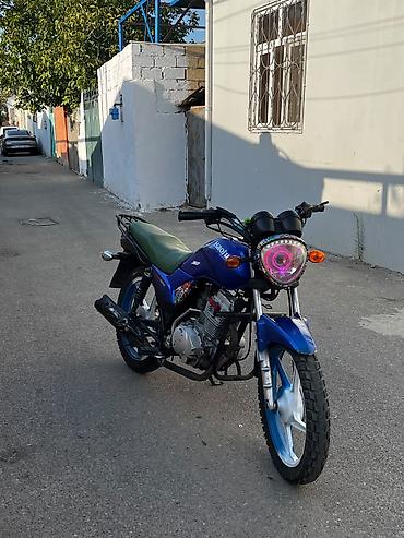 motosiklet elektrikli: Haojue - klasik, 130 sm3, 2017 il, 22650 km — 1