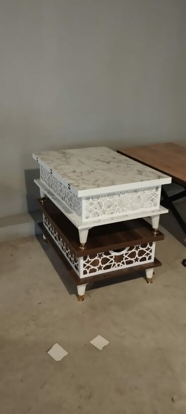 Masalar: Jurnal masası, Yeni, Açılan, Laminat, Dördbucaq masa — 2