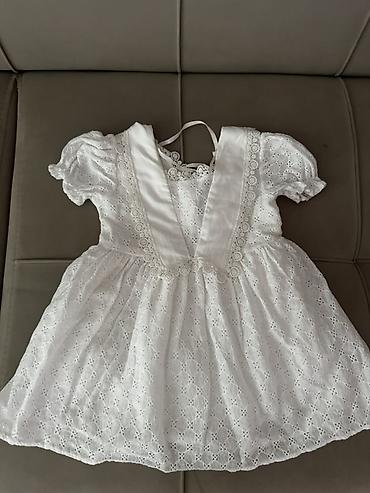 Uşaq geyimləri dəsti 1) Ağ krujevalı paltar - Rəng: Ağ - Material lalafo.az -da Uşaq geyimləri dəsti 1) Ağ krujevalı paltar - Rəng: Ağ - Material