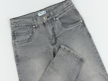 cropp jeansy skinny: Spodnie jeansowe, Young Style, 10 lat, 134/140, stan - Bardzo dobry