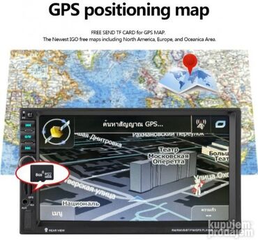 GPS za auto: Multimedija 2din sa Navigacijom+Blendom+Miror Link Novo — 3
