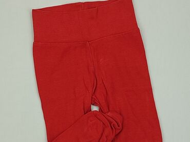 spodenki gimnastyczne dziewczęce czerwone: Spodnie dresowe, Lupilu, 3-6 m, stan - Dobry