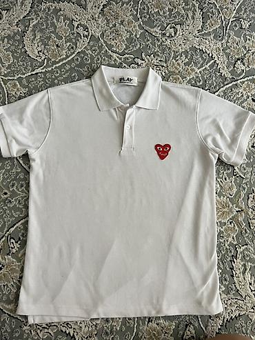 fredd perry: Белое поло PLAY Comme des Garçons - Классический крой с отложным — 2