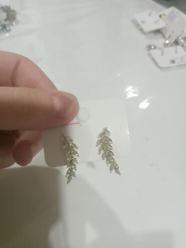 Bijuteriya dəstləri: Zərgərlik dəsti – müxtəlif modellərdə sırğalar - Ay və ulduz motivli — 6