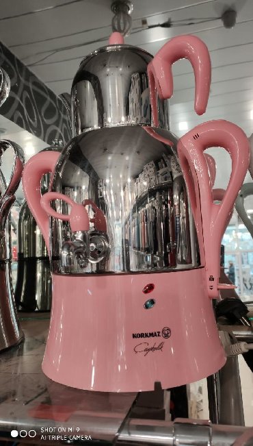 Samovar Elektrik samovarKorkmazTürkiyə istehsali50 bardak çay tutumu3