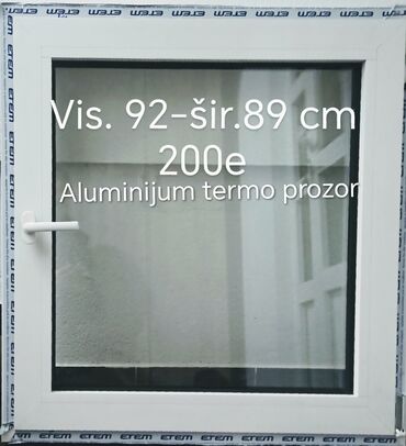 Prozori: Aluminijumski termo prozori – više dimenzija i varijanti - Kupatilski — 2