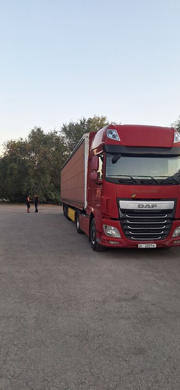 покупаем шины бу на переработку цена: Сүйрөгүч, DAF, 2015 г., Тенттелген